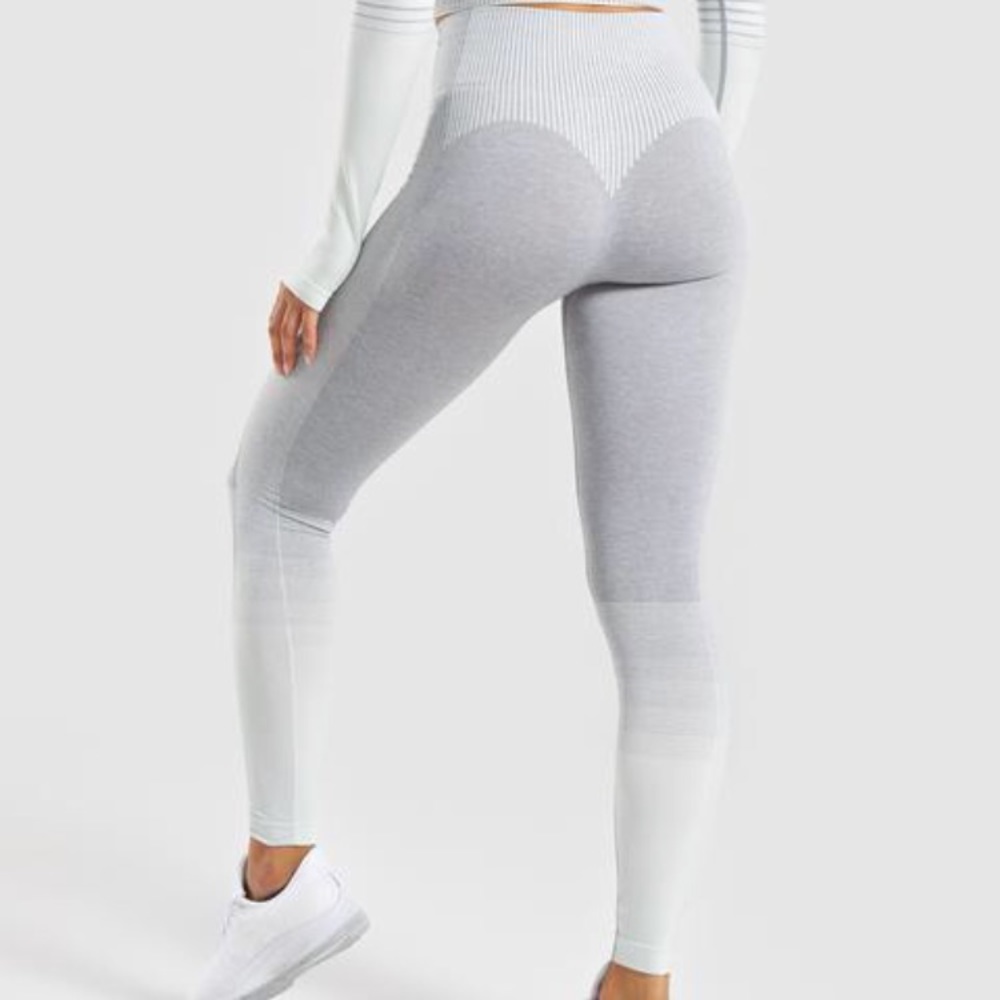 gymshark amplify seamless grey leggings